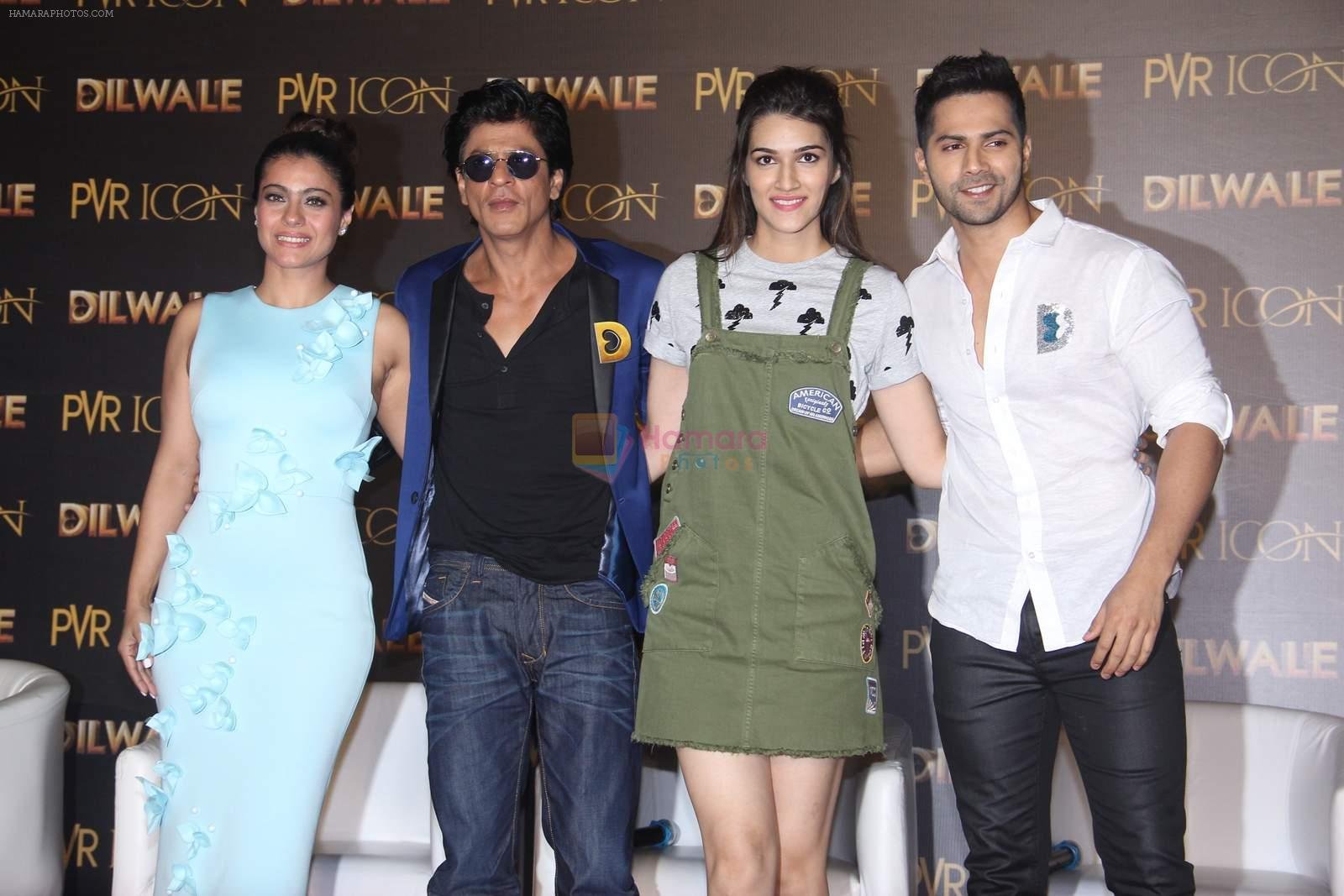 Kajol, Shahrukh Khan, Kriti Sanon, Varun Dhawan