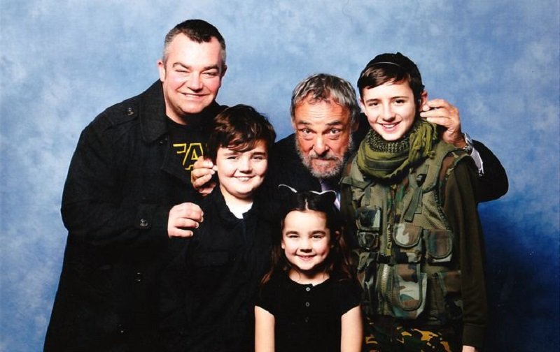 John Rhys Davies family