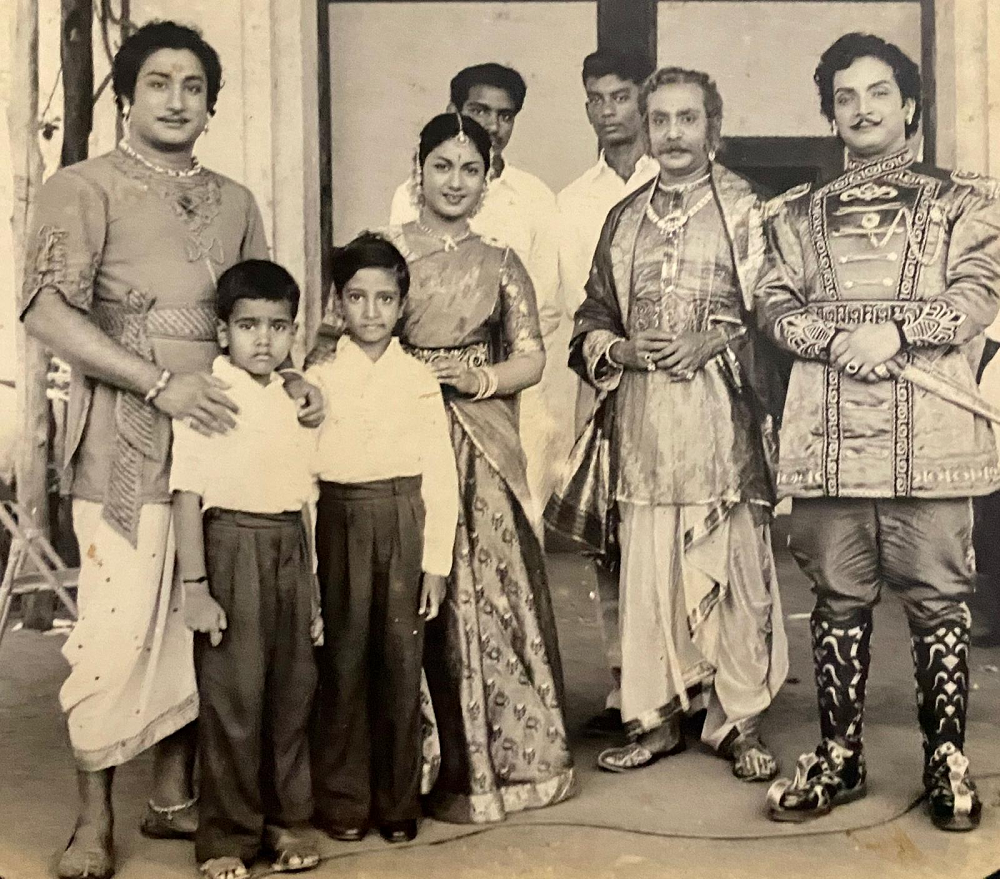 M R Radha Family