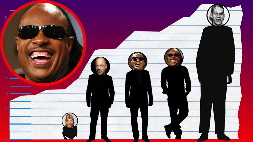 Stevie Wonder Net Worth Age, Height, Weight, Education, Career Physical Traits 2 Stevie Wonder Height