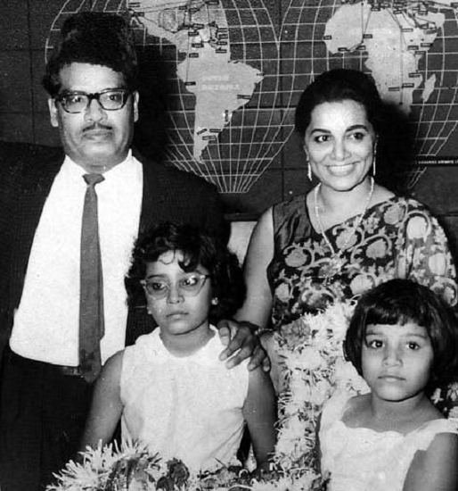 Manna Dey Family