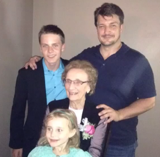 Nathan Fillion Family