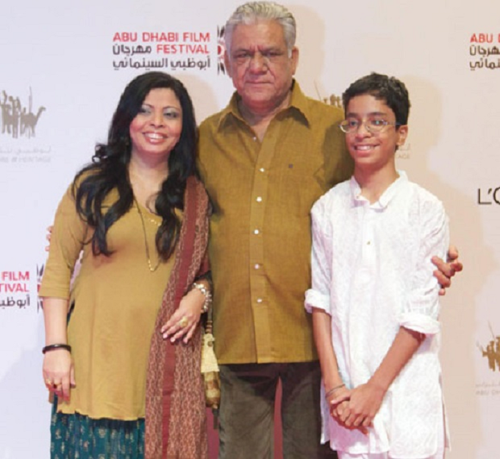 Om Puri Family