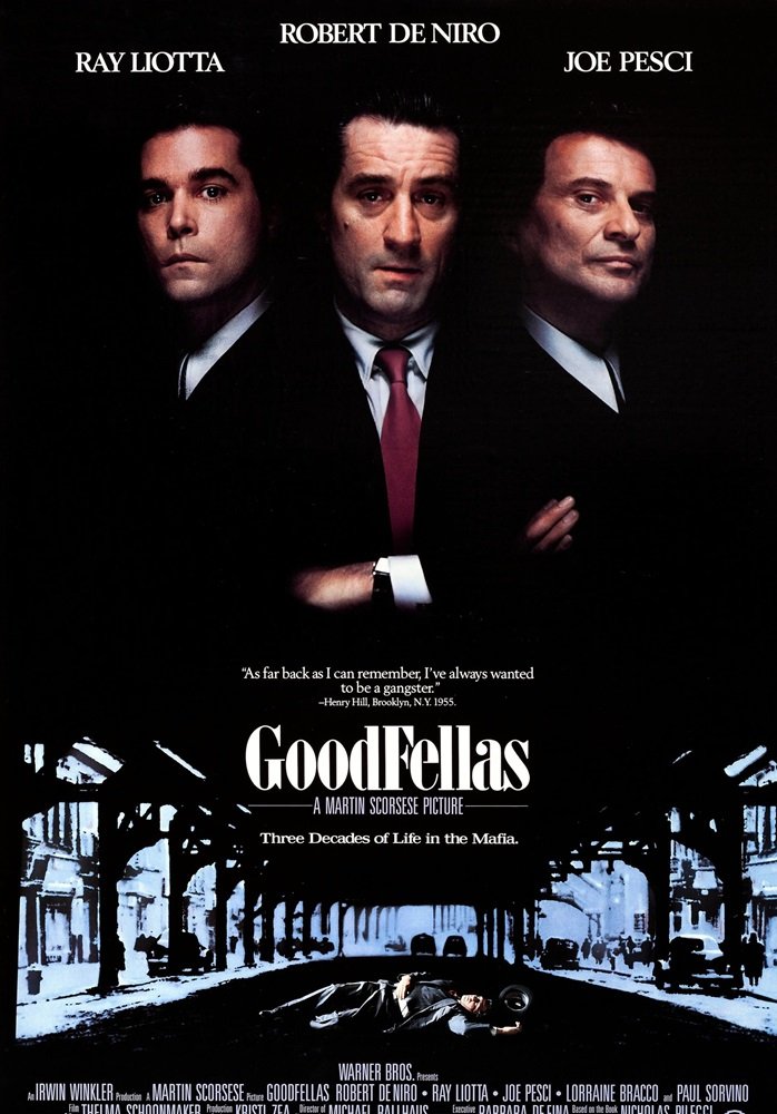 Top 10 Most Popular Crime Films in the World: Cast, Duration, Budget, Profit, IMDb Rating and Summary 4 Goodfellas (1990)