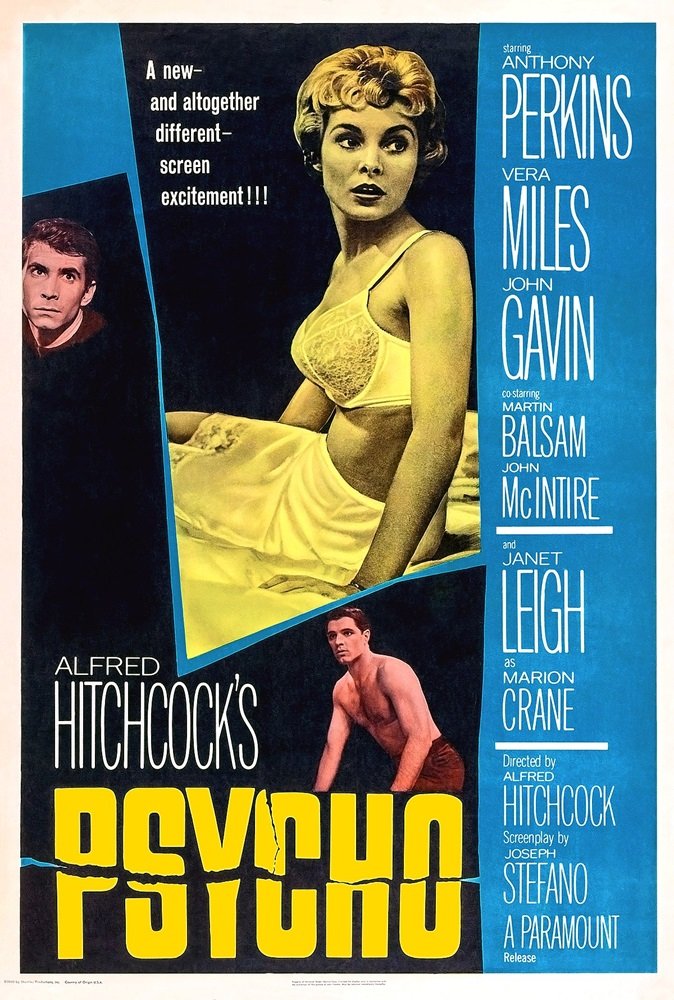 Top 10 Most Popular Thriller Movies in the World: Cast and Summary 2 Psycho (1960)