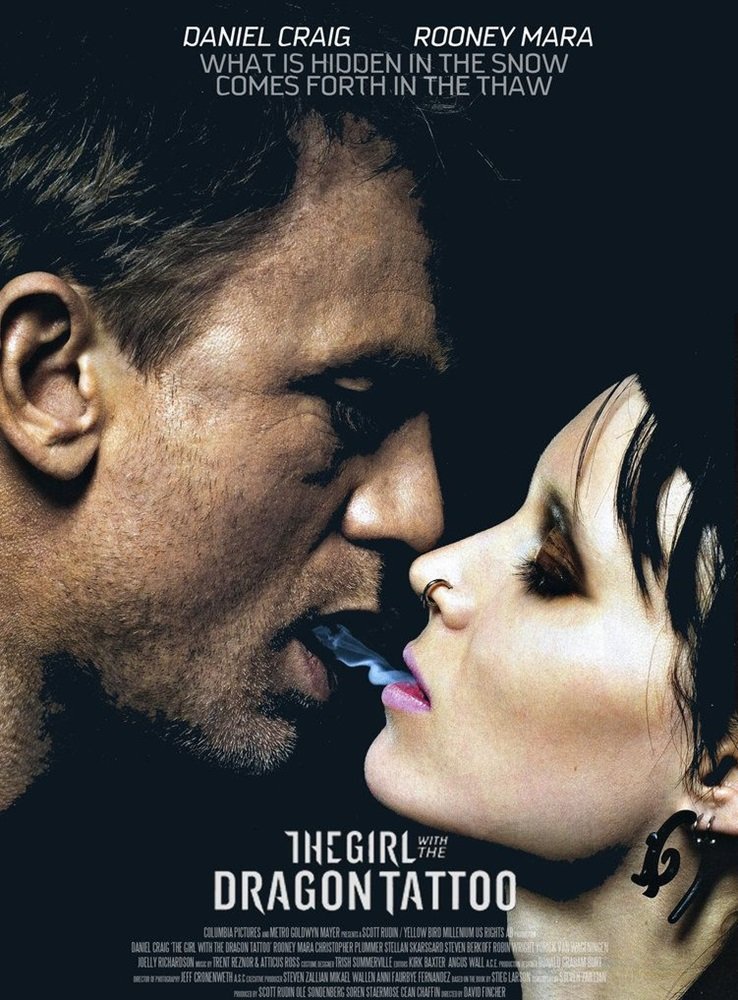Top 10 Most Popular Thriller Movies in the World: Cast and Summary 10 The Girl with the Dragon Tattoo (2011)