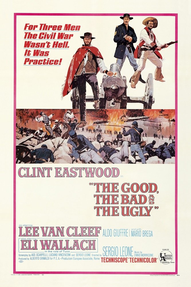 The Top 10 Most Popular Western Movies in the World 1 The Good, the Bad and the Ugly (1966)