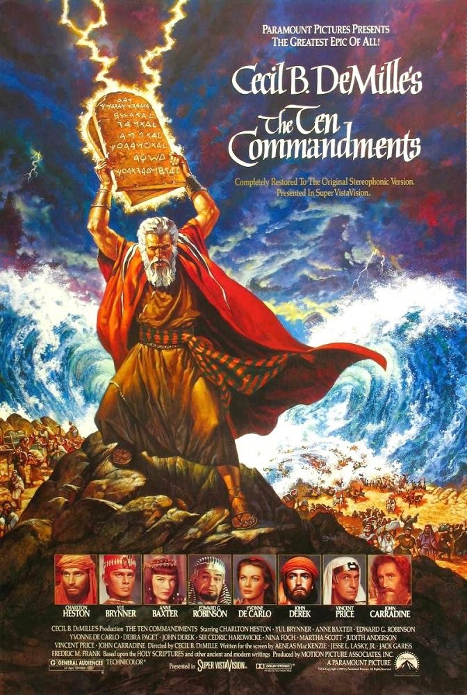 The Top 10 Most Popular Epic Movies in the World 9 The Ten Commandments (1956)